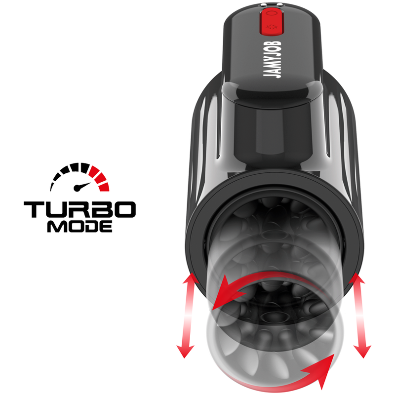 Jamyjob – Vortex Masturbateur Turbo Va-et-Vient et Rotation 360°