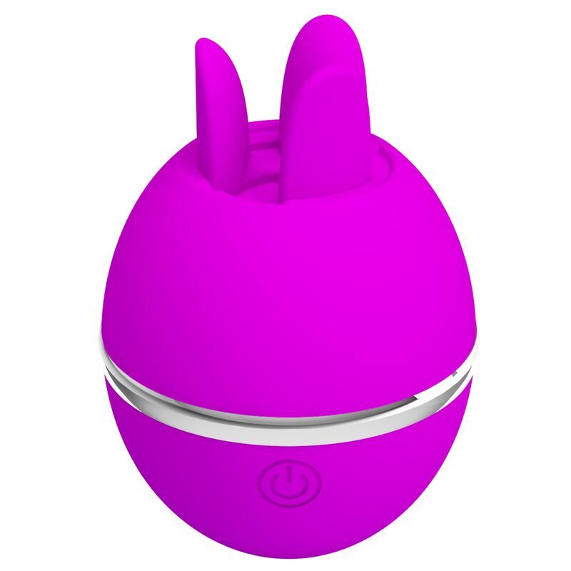 Pretty Love – Vibromasseur Rond en Silicone Gemini Ball Violet