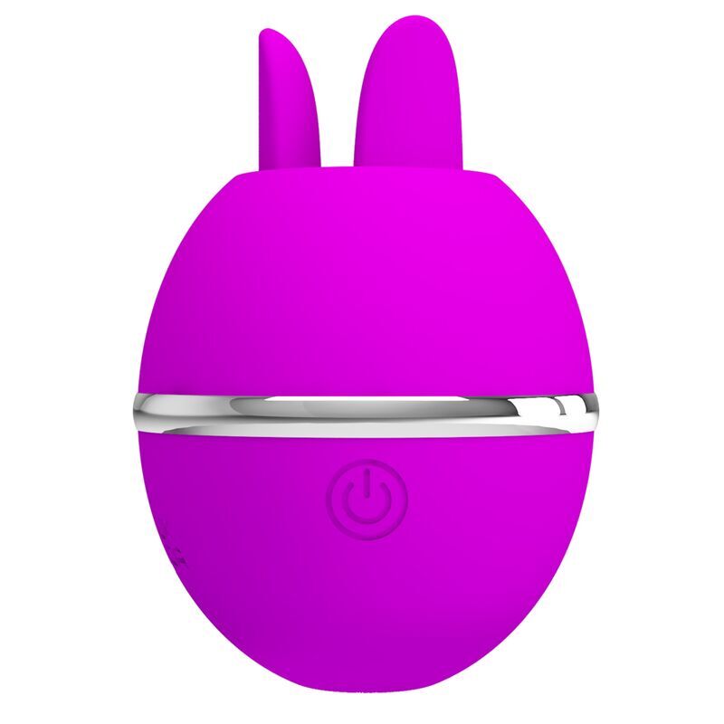 Pretty Love – Vibromasseur Rond en Silicone Gemini Ball Violet