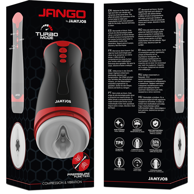 Jamyjob – Jango Masturbateur Compression et Vibration