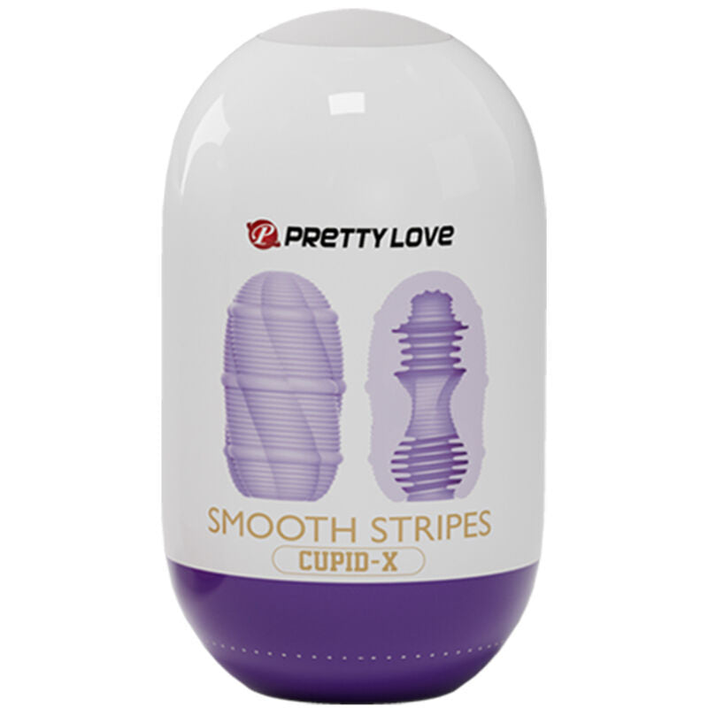Pretty Love – Oeuf Masturbateur Cupid Rayures Lisses