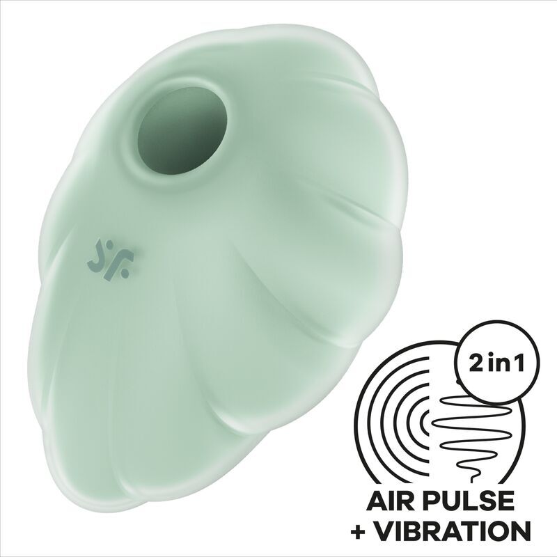 Satisfyer – Vibrateur Cloud Dancer Vert Air Pulse