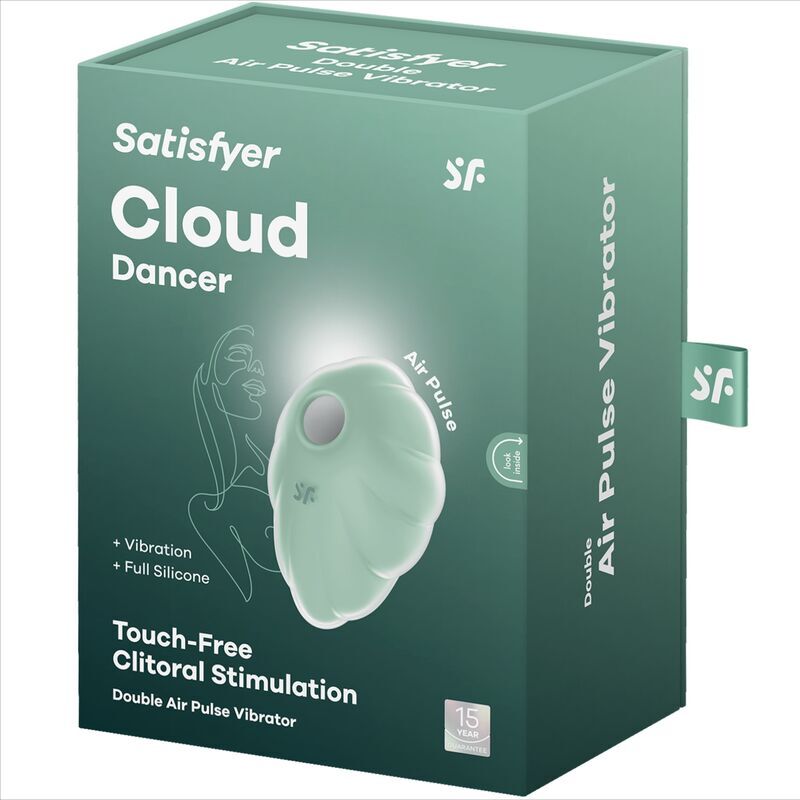 Satisfyer – Vibrateur Cloud Dancer Vert Air Pulse