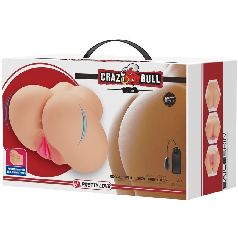 Crazy Bull – Luna Masturbateur Vagin et Anus Réalistes Vibrant