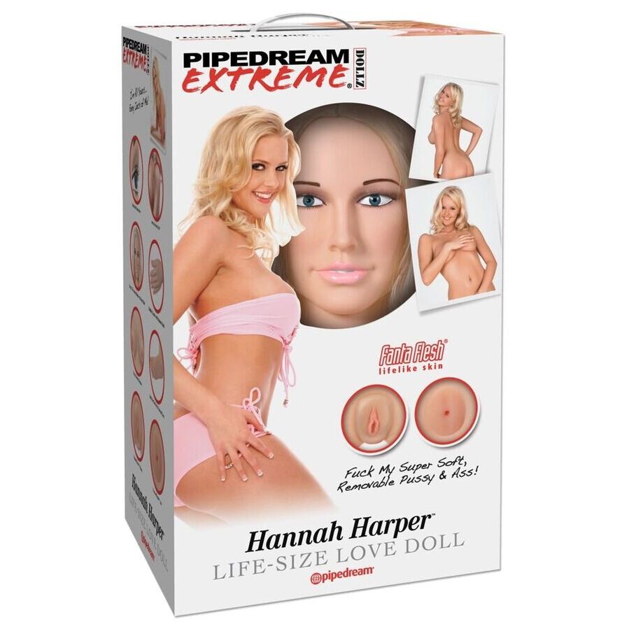 PDX – Hannah Harper Poupée Gonflable Taille Réelle Visage 3D