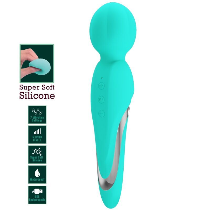 Pretty Love – Walter Vibrateur Wand Aqua Vert