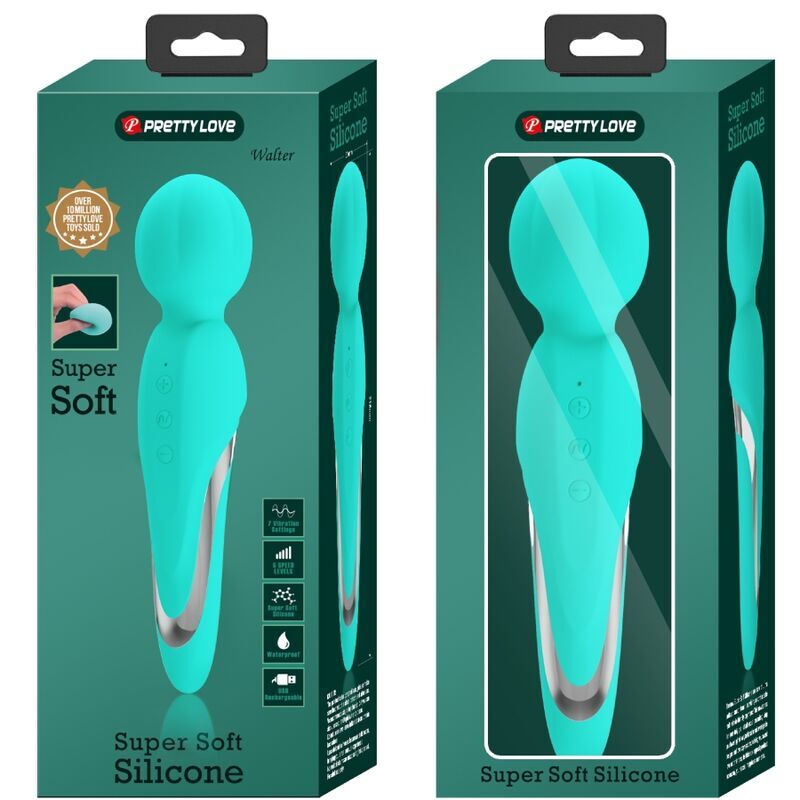 Pretty Love – Walter Vibrateur Wand Aqua Vert