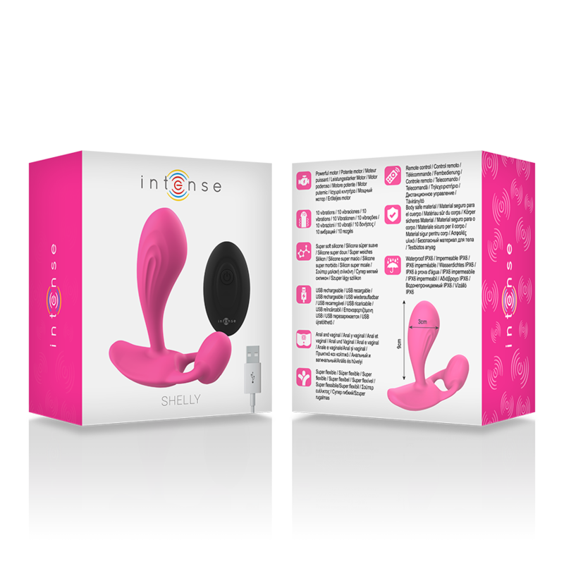 Intense – Télécommande Anal Shelly Plug Rose