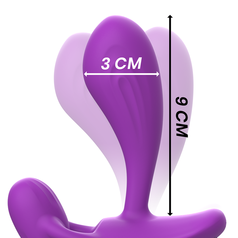 Intense – Télécommande Anal Shelly Plug Violet