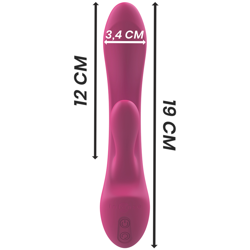 Intense – Vibrateur Luigi Rabbit Silicone Liquide Rose