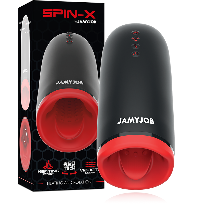 Jamyjob – Spin-X Masturbateur Rotatif et Chauffant