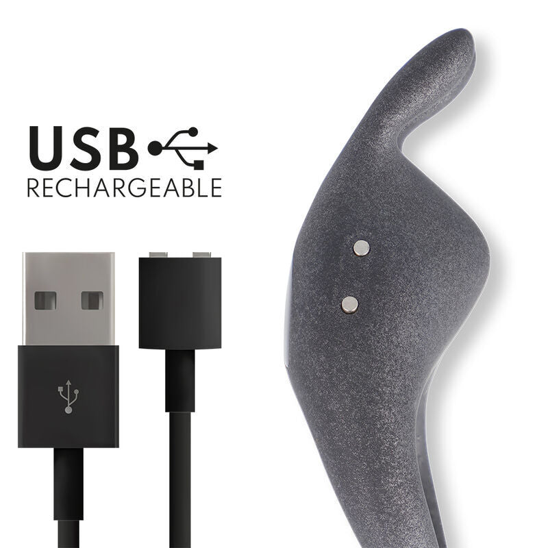 Oninder – Anneau Vibrateur Réglable Rechargeable Pampa Avec Stimulateur De Clitoris 10 Vitesses – Application Gratuite
