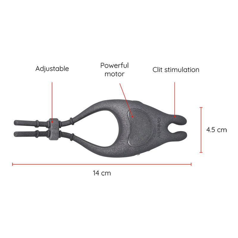Oninder – Anneau Vibrateur Réglable Rechargeable Pampa Avec Stimulateur De Clitoris 10 Vitesses – Application Gratuite