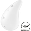 Satisfyer – Vibromasseur Dew Drop Lay-On Blanc
