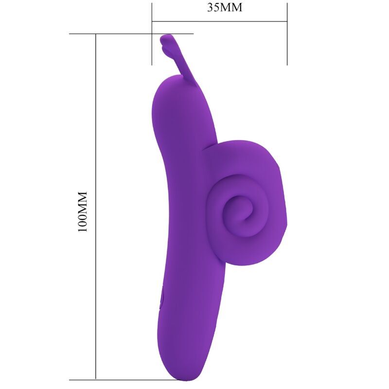 Pretty Love – Snail Stimulateur de Doigt Violet