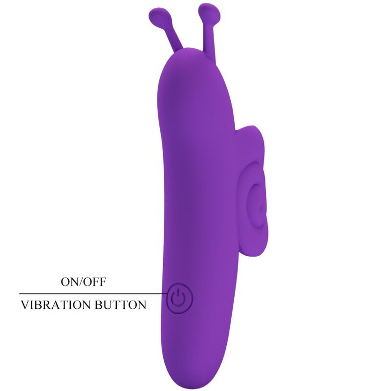 Pretty Love – Snail Stimulateur de Doigt Violet