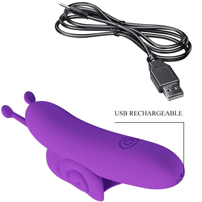 Pretty Love – Snail Stimulateur de Doigt Violet