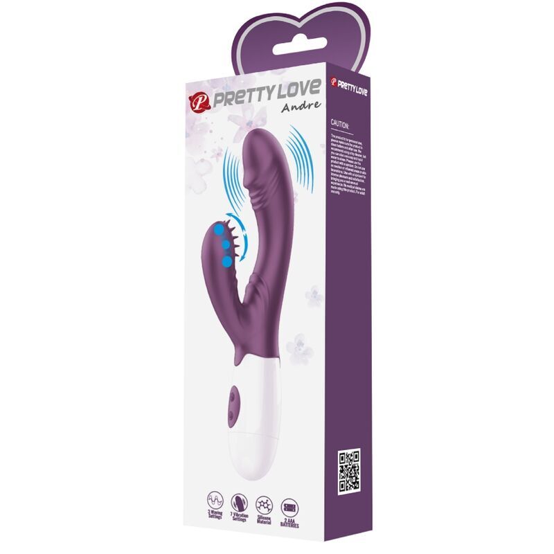 Pretty Love – Andre Vibrateur Rabbit & Stimulateur De Point G Violet