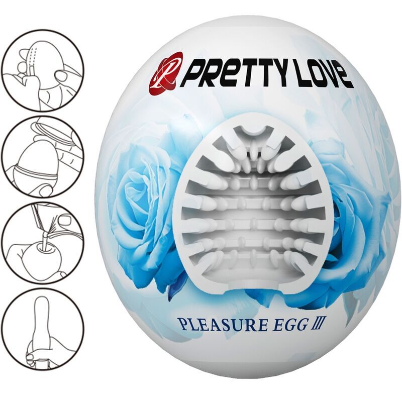 Pretty Love – Masturbateur œuf blanc