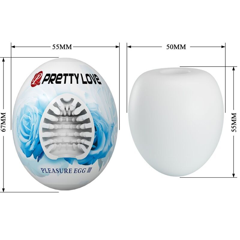 Pretty Love – Masturbateur œuf blanc