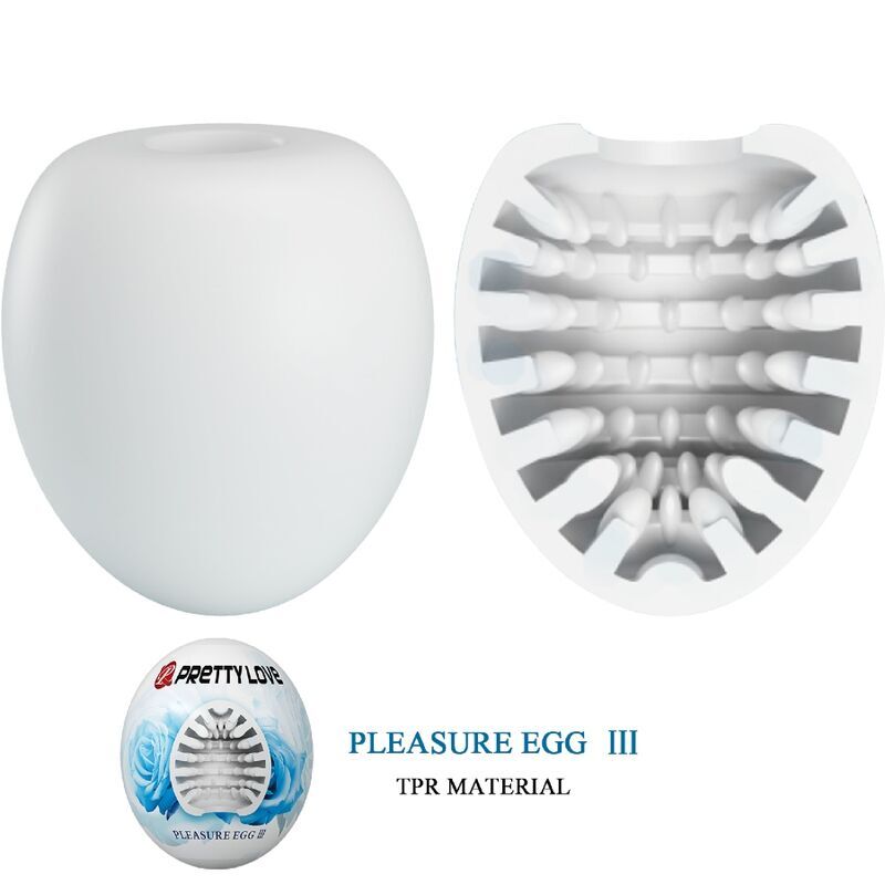 Pretty Love – Masturbateur œuf blanc