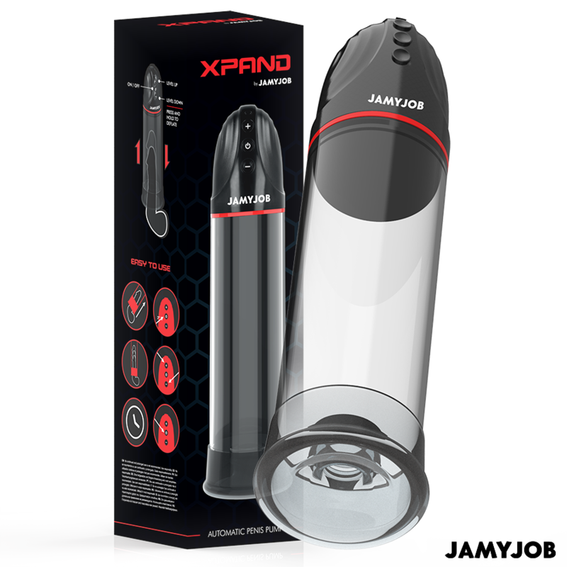 Jamyjob – Xpand Pompe à Pénis Automatique 3 Niveaux