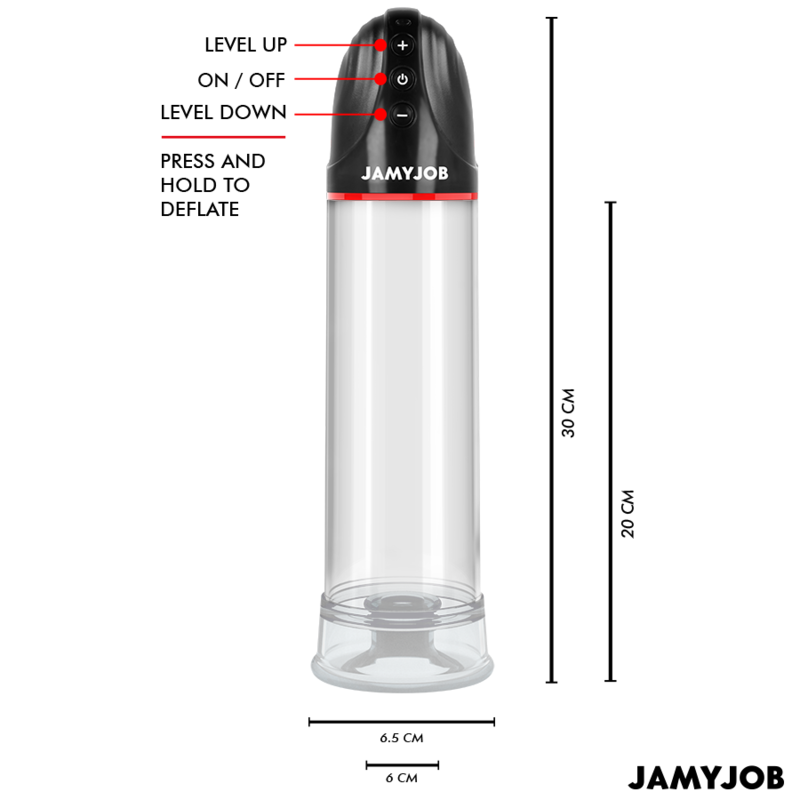 Jamyjob – Xpand Pompe à Pénis Automatique 3 Niveaux