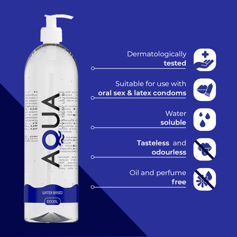 Aqua Quality – Lubrifiant à Base d’Eau 1000 ml