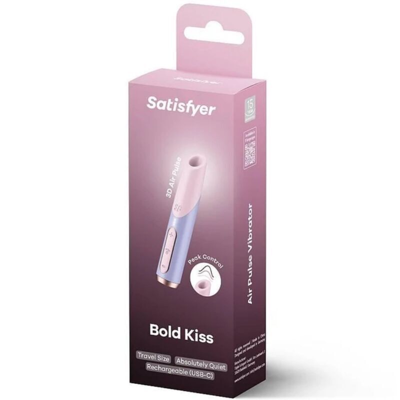 Satisfyer – Bold Kiss Wave Stimulateur De Clitoris Rose / Violet