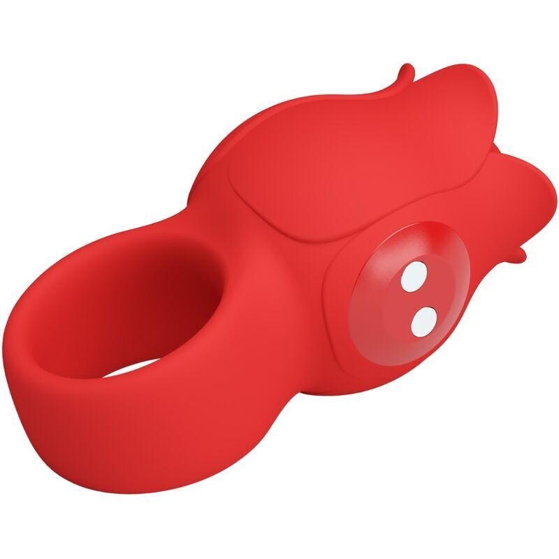 Pretty Love – Jae Vibromasseur de Doigt en Forme de Rose Rouge