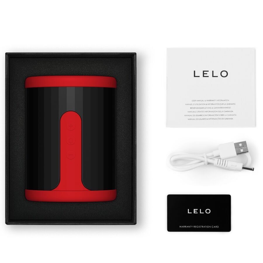 Lelo – F2s Masturbateur Connecté Rouge