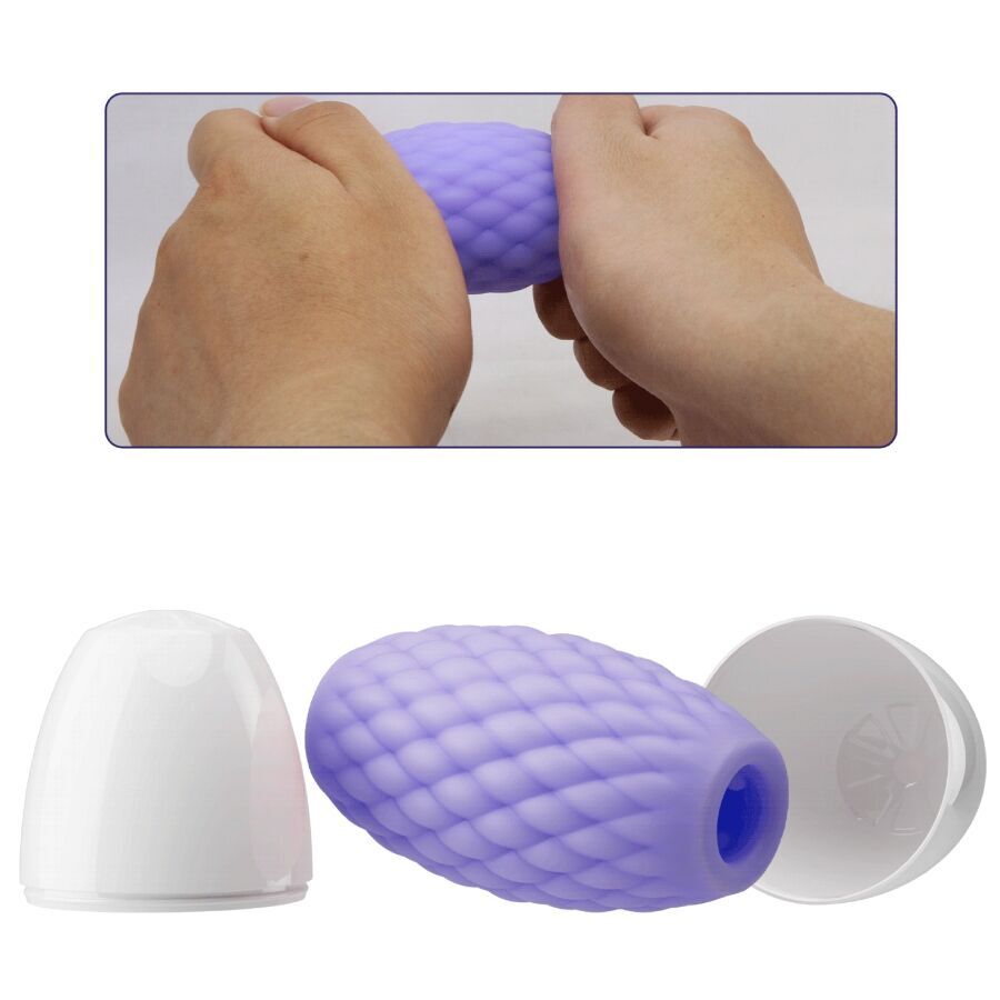 Pretty Love – Masturbateur Pour Homme En Silicone Athena Eros Violet