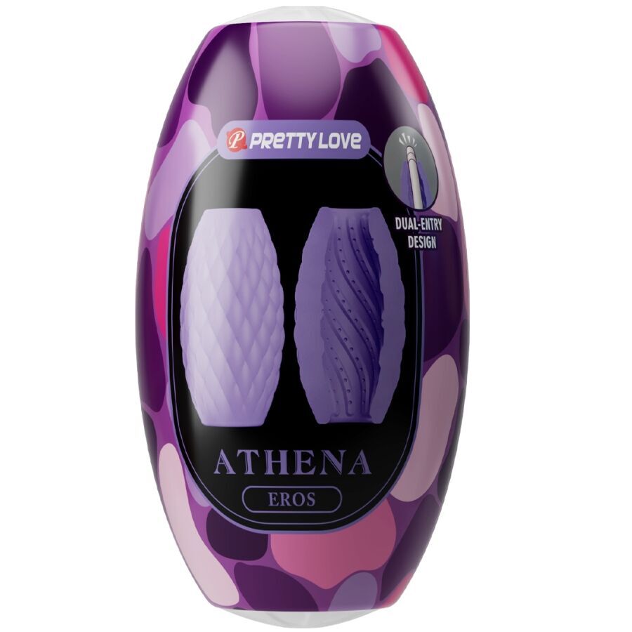 Pretty Love – Masturbateur Pour Homme En Silicone Athena Eros Violet