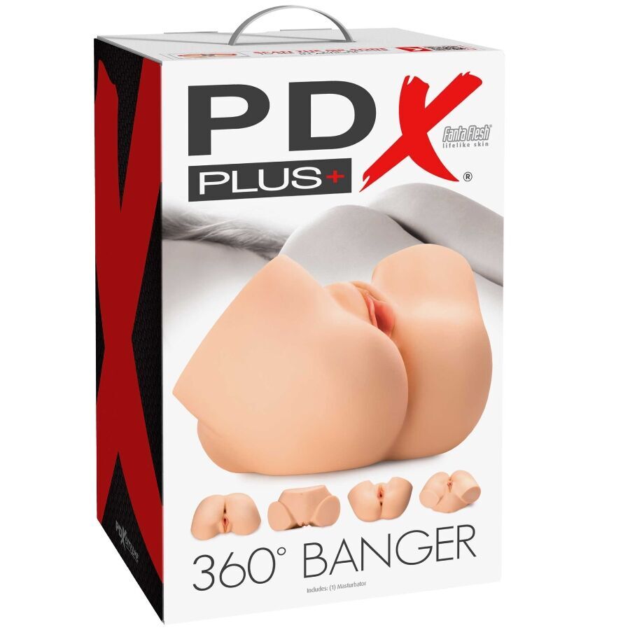 PDX – Masturbateur Anal et Vagin Réaliste 360 Banger