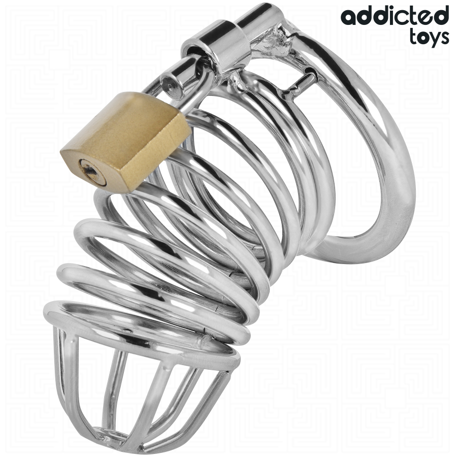 Addicted Toys – Cage de Chasteté Iron Cell en Métal Taille M