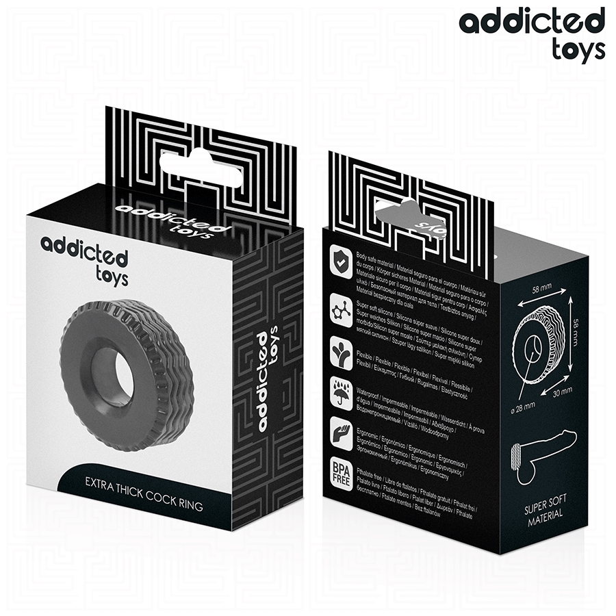 Addicted Toys – Anneau pénien extra épais