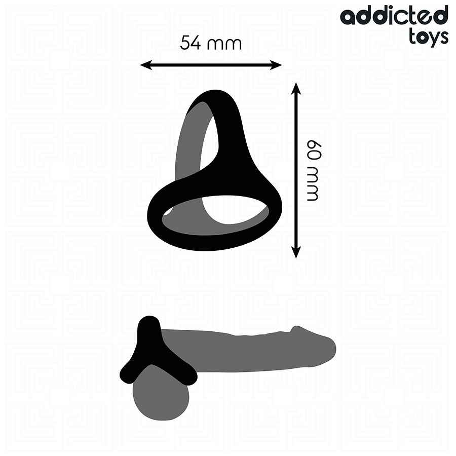 Addicted Toys – Anneau Pénis Triple Épais