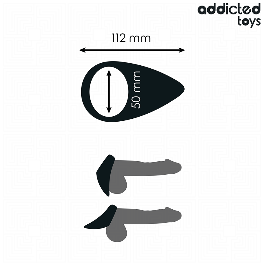Addicted Toys – Anneau Pénis En Forme De Larme