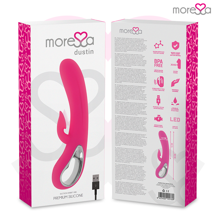 Moressa – Dustin Aspiration Clitoridienne Et Vibrations Puissantes Silicone Premium Rechargeable