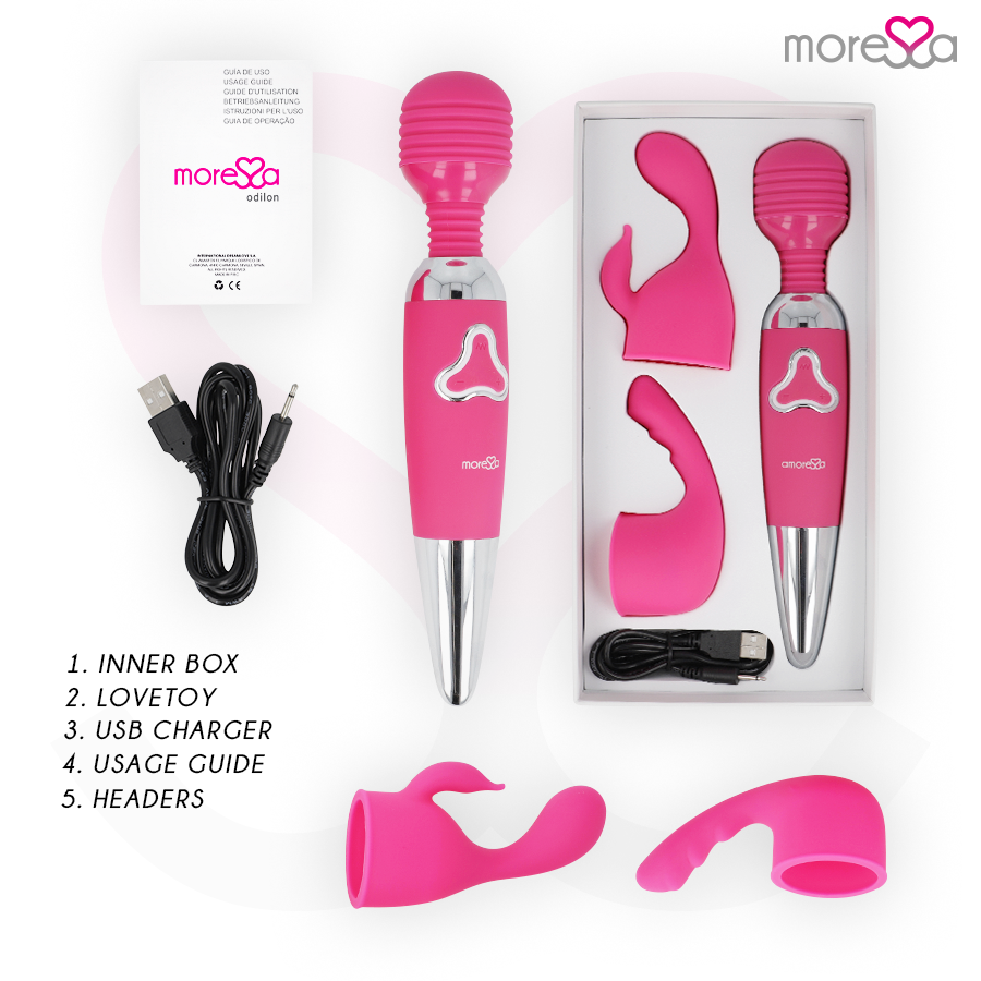 MORESSA - ODILON RECHARGEABLE EN SILICONE PREMIUM