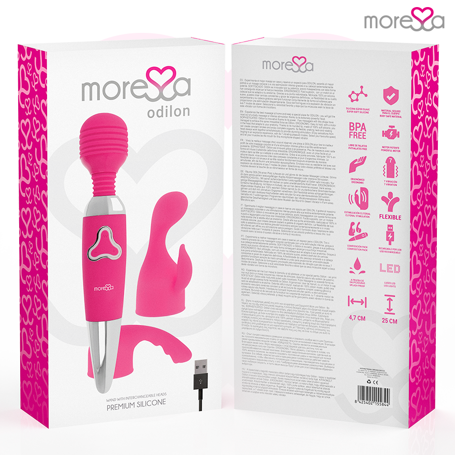 MORESSA - ODILON RECHARGEABLE EN SILICONE PREMIUM