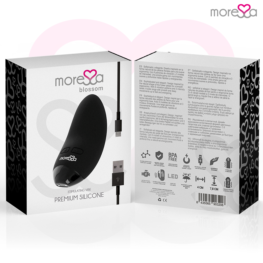 MORESSA - VIBRATEUR BLOSSOM NOIR
