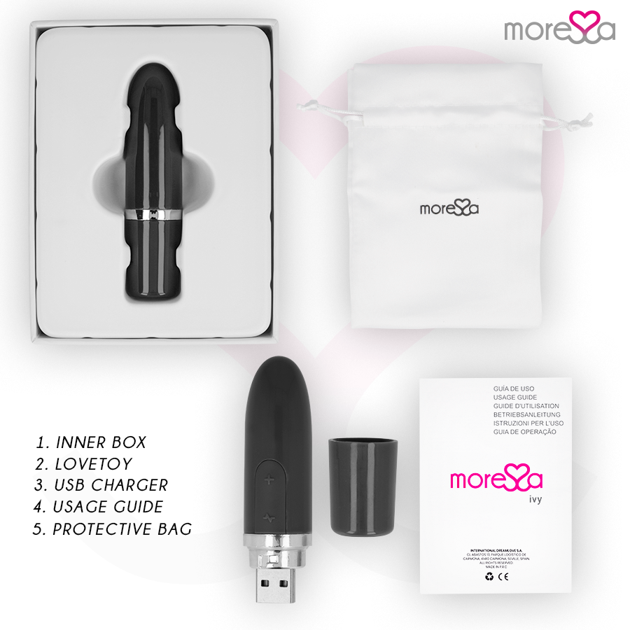MORESSA - IVY VIBRATEUR STIMULATEUR VOYAGE NOIR