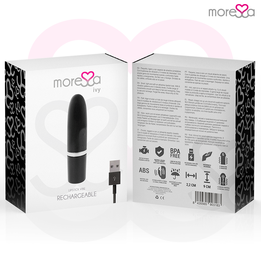 MORESSA - IVY VIBRATEUR STIMULATEUR VOYAGE NOIR