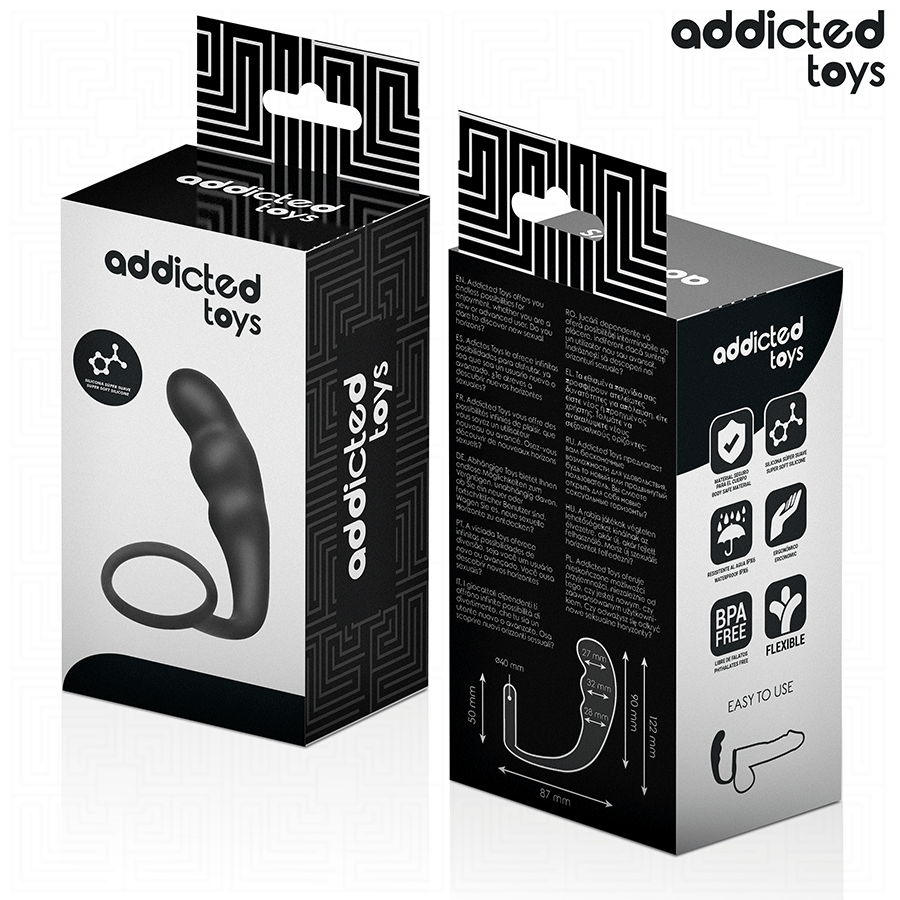 Addicted Toys – Plug Anal Avec Anneau Modèle 4