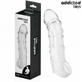Addicted Toys – Gaine d’Extension de Pénis Transparente 27 cm