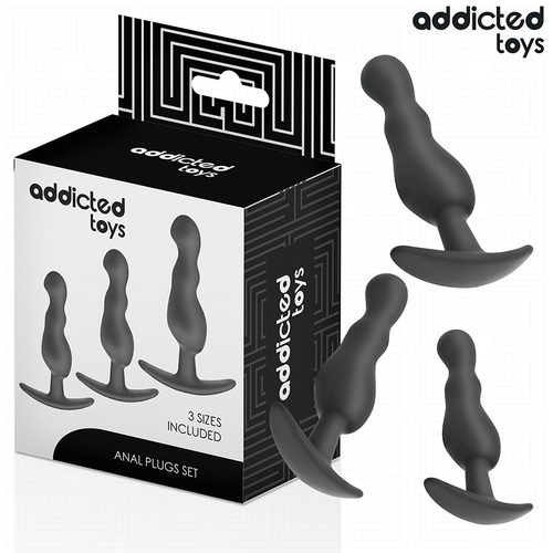 Addicted Toys – Lot De 3 Plug Anal Modèle 1