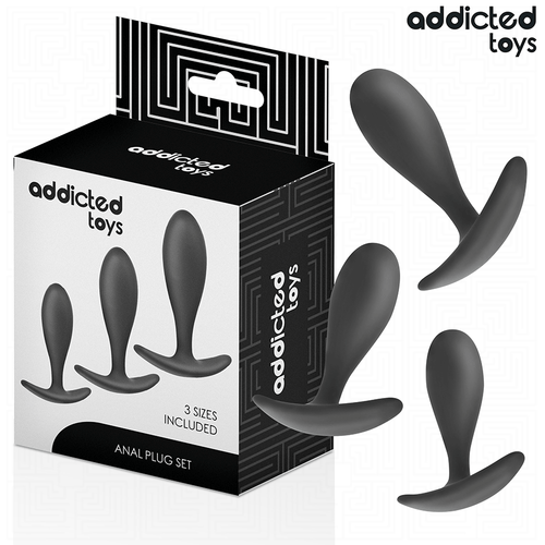 Addicted Toys – Lot De 3 Plug Anal Modèle 2