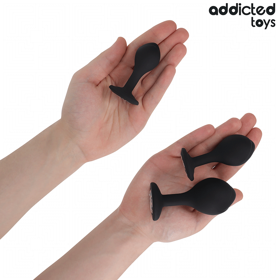Addicted Toys – Lot De 3 Plug Anal Avec Bijou