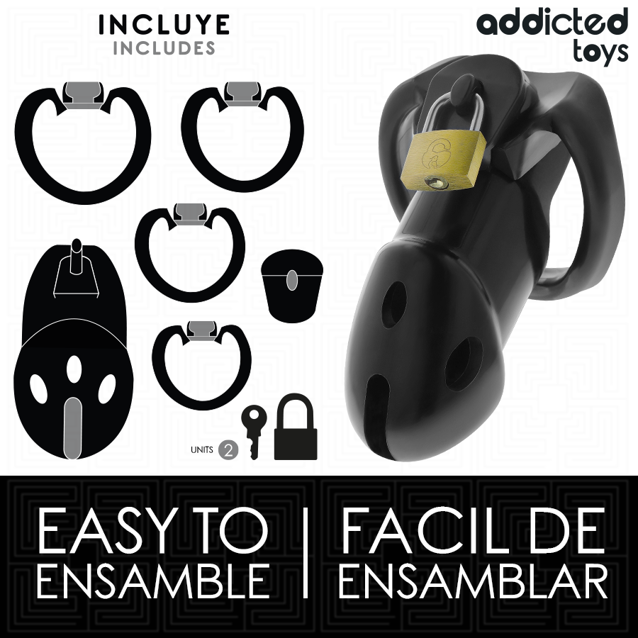 Addicted Toys – Cage de Chasteté Unbroken Den 9,8 cm